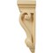 Ekena Millwork 4"W x 2 1/2"D x 7 1/2"H Cole Pilaster Wood Corbel, Alder CORW04X02X07COAL - alternate 4